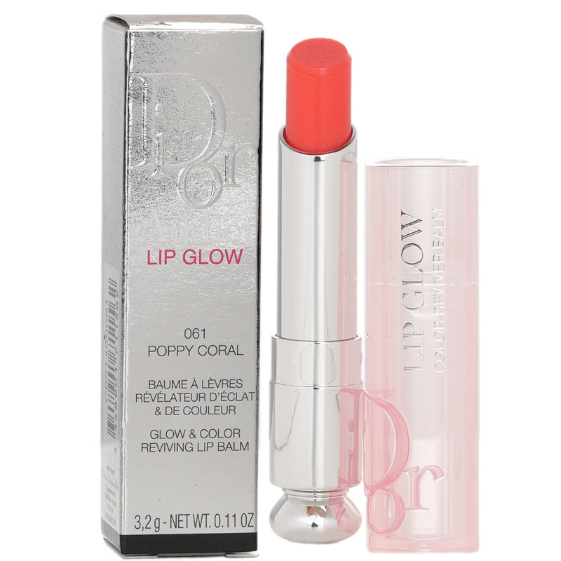 ディオール  Dior Addict Lip Glow & Colour Reviving Lip Balm # 061 Poppy Coral   3.2g/0.11oz