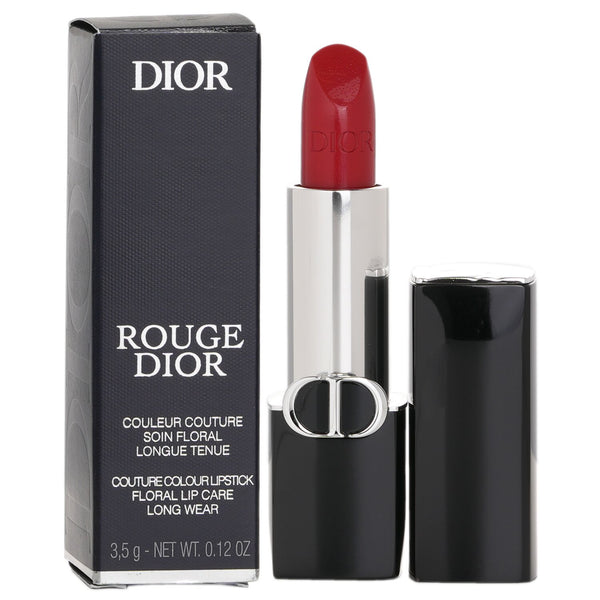 ディオール  Rouge Dior Couture Colour Velvet & Satin Finishes Lipstick - # 999 Satin Finish   3.5g/0.12oz