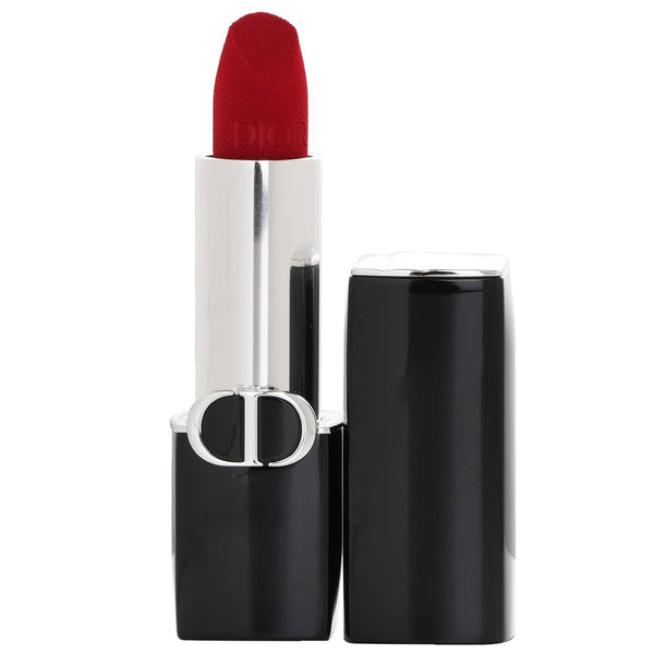 ディオール  Rouge Dior Couture Colour Velvet & Satin Finishes Lipstick - # 999 Velvet Finish   3.5g/0.12oz