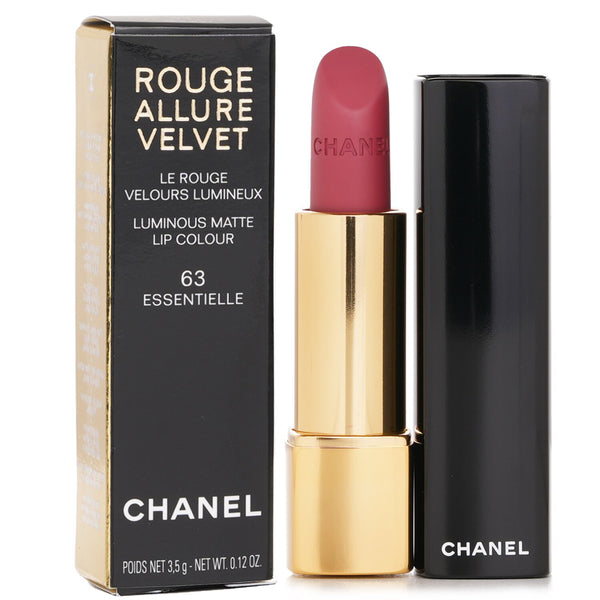 シャネル  Rouge Allure Velvet - # 63 Essentielle   3.5g/0.12oz