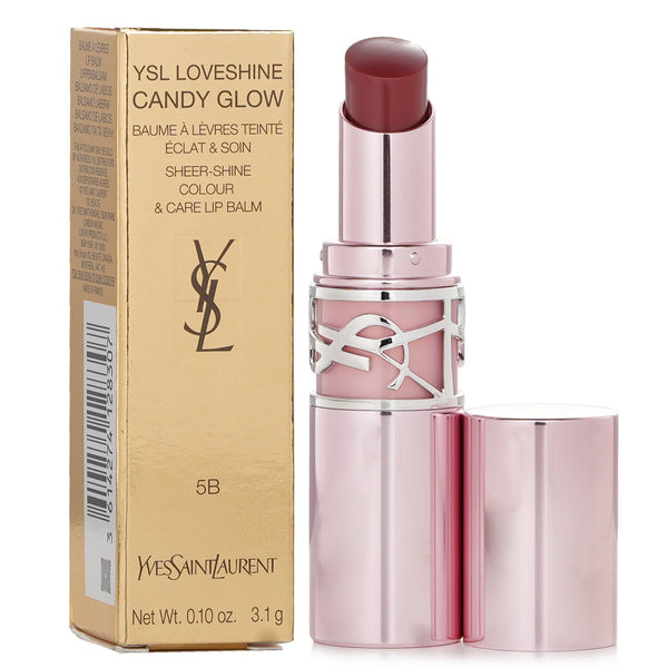 イヴサンローラン  YSL LoveShine Candy Glow Lip blam - # 5B Nude Crush   3.1g/0.1oz