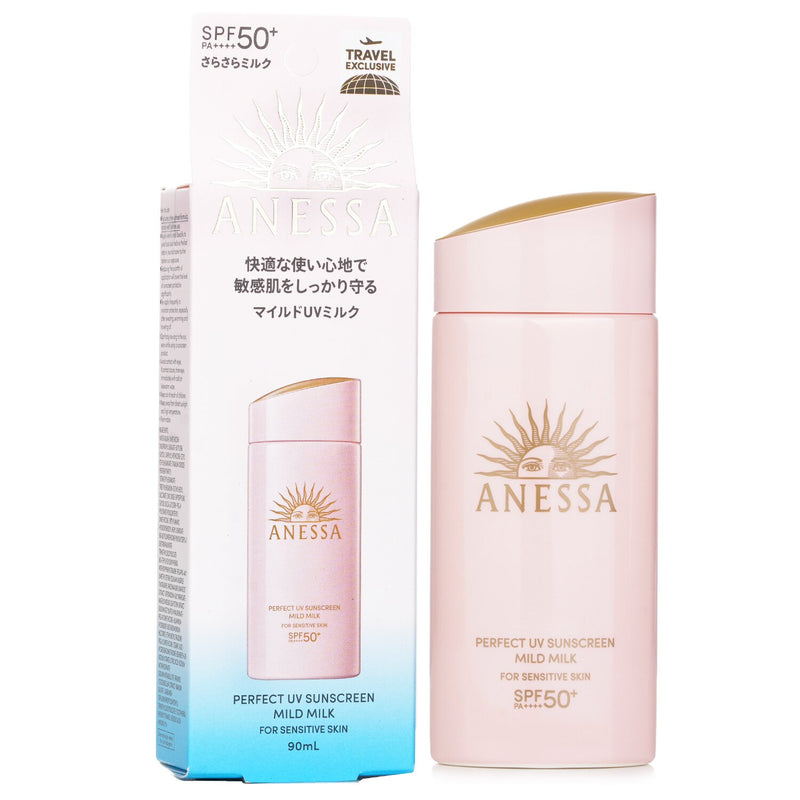 アネッサ  Anessa Perfect UV Sunscreen Mild Milk Sensitive Skin   90ml