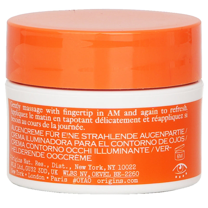 オリジンズ  Ginzing Brightening Eye Cream (Warm Shade)   15ml