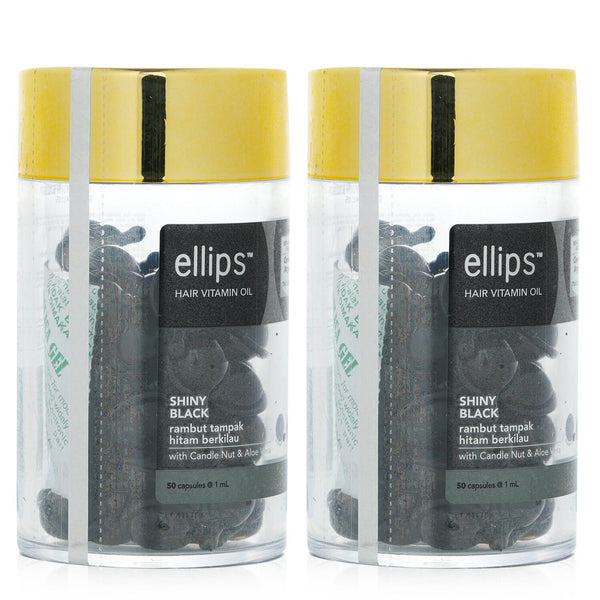 エリップス  Hair Vitamin Oil - Shiny Black Duo   2x50capsules