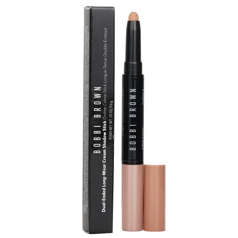 ボビイ ブラウン  Dual Ended Long Wear Cream Eyeshadow Stick - # Pink Copper Shimmer/Cashew Matte   1.6g/0.05oz