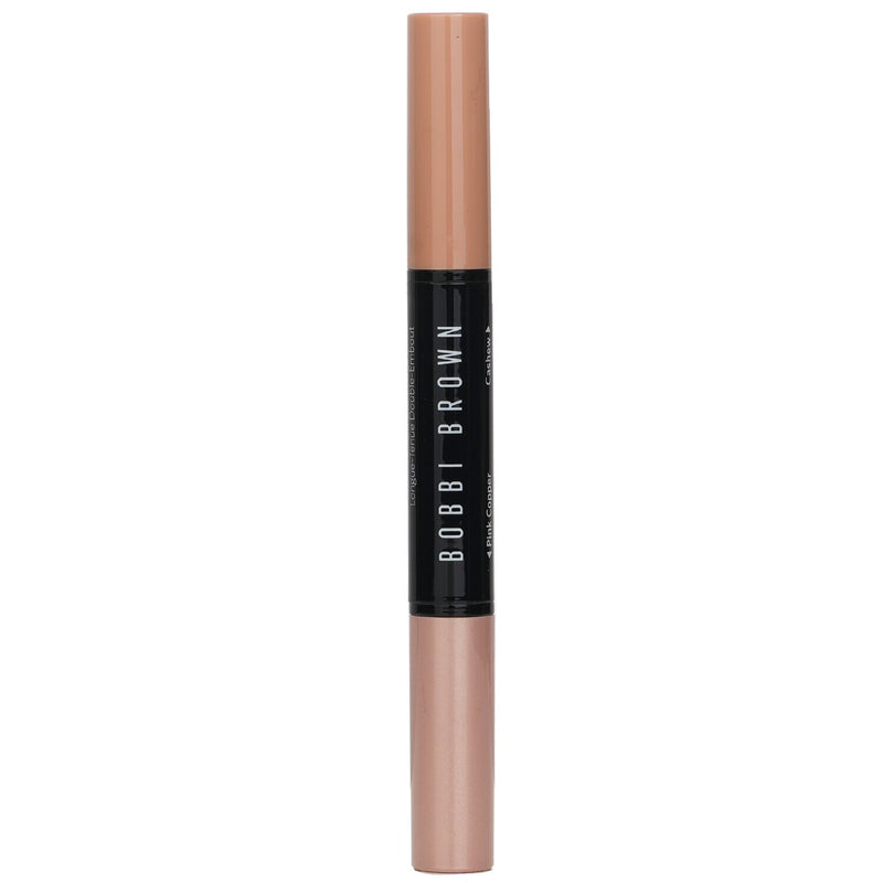 ボビイ ブラウン  Dual Ended Long Wear Cream Eyeshadow Stick - # Pink Copper Shimmer/Cashew Matte   1.6g/0.05oz