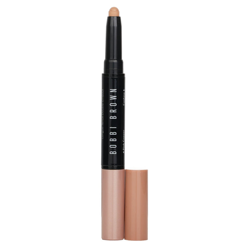 ボビイ ブラウン  Dual Ended Long Wear Cream Eyeshadow Stick - # Pink Copper Shimmer/Cashew Matte   1.6g/0.05oz