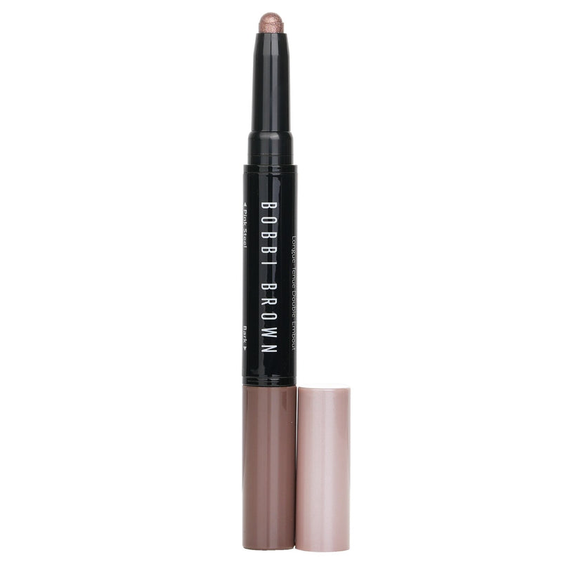 ボビイ ブラウン  Dual Ended Long Wear Cream Eyeshadow Stick - # Pink Steel Shimmer/Bark Matte   1.6g/0.05oz