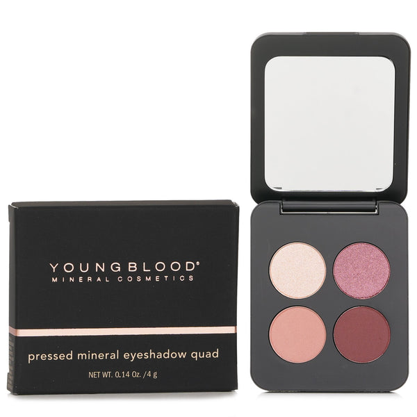 ヤングブラッド  Pressed Mineral Eyeshadow Quad - # Garden Party   4g
