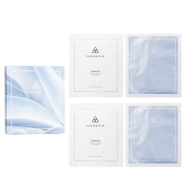 コスメディックス  Bio Cellulose Radiant & Rejuvenating Sheet Mask Set   4pcs/1 Box