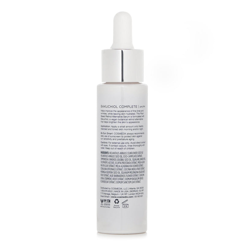 コスメディックス  Bakuchiol Complete Plant Based Retinol Alternative Serum   30ml/1oz