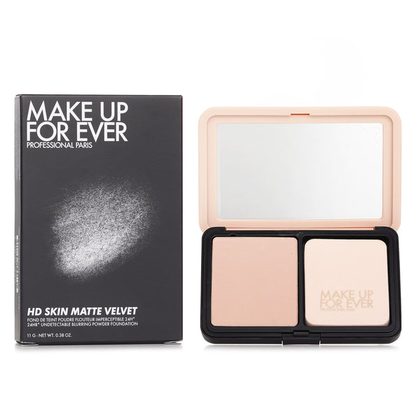 メイクアップフォーエバー  HD Skin Matte Velvet Powder Foundation - # 1R02   11g