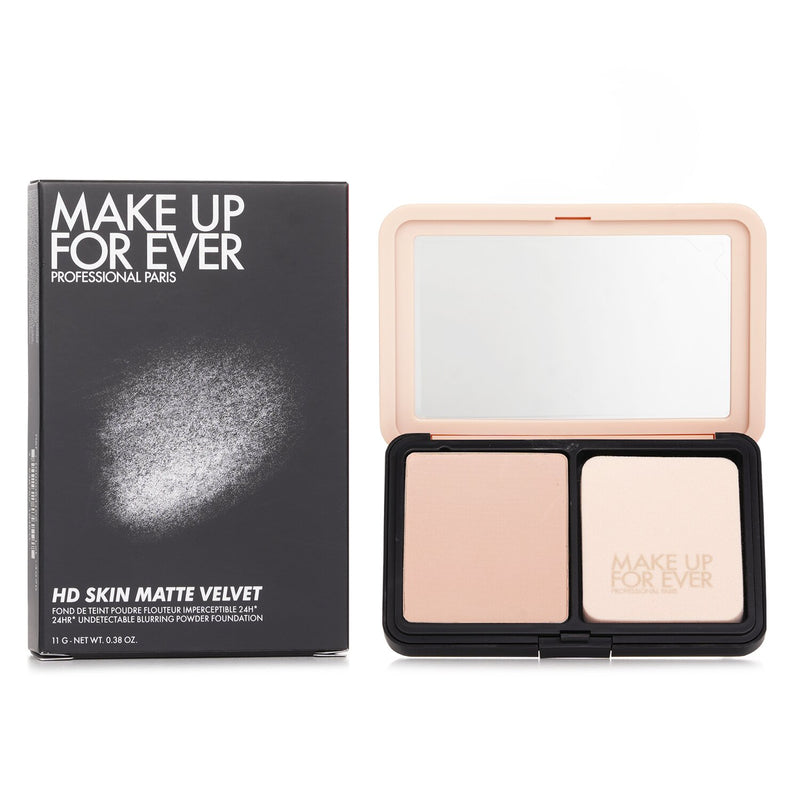 メイクアップフォーエバー  HD Skin Matte Velvet Powder Foundation - # 1R02   11g