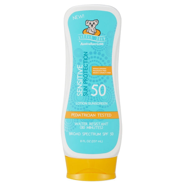 オーストラリアンゴールド  リトル ジョーイ ローション サンスクリーン SPF 50 (センシティブ サン プロテクション)   237ml/8oz
