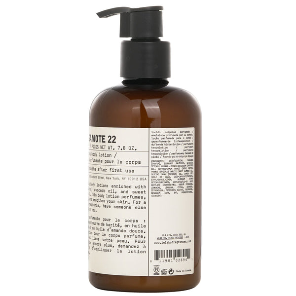 ル ラボ  Bergamote 22 Body Lotion   237ml