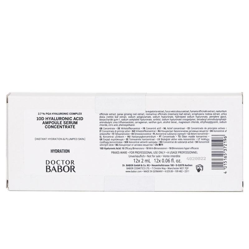 バボール  10D Hyaluronic Acid Ampoule Serum Concentrate   48ml