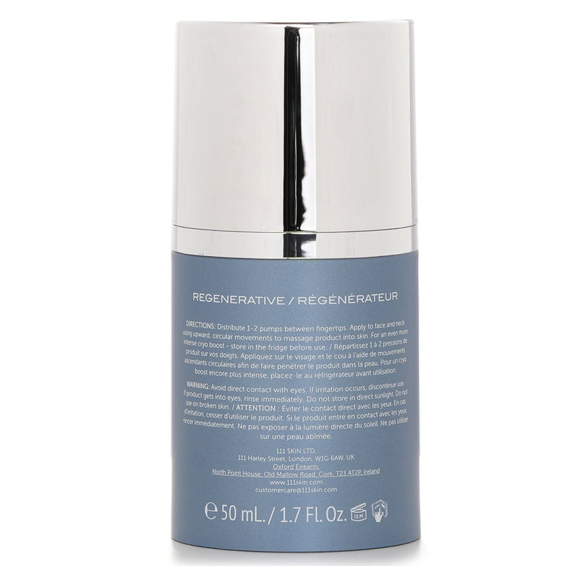 111スキン  CRYO Revitalising Moisturiser   50ml