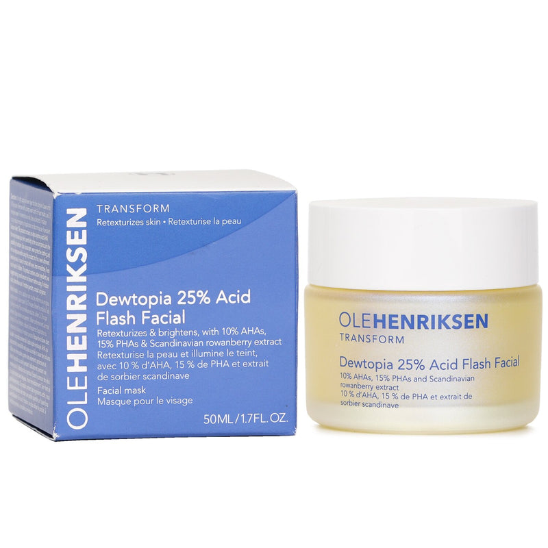 ウラヘンリクセン  Dewtopia 25% Acid Flash Facial Mask   50ml