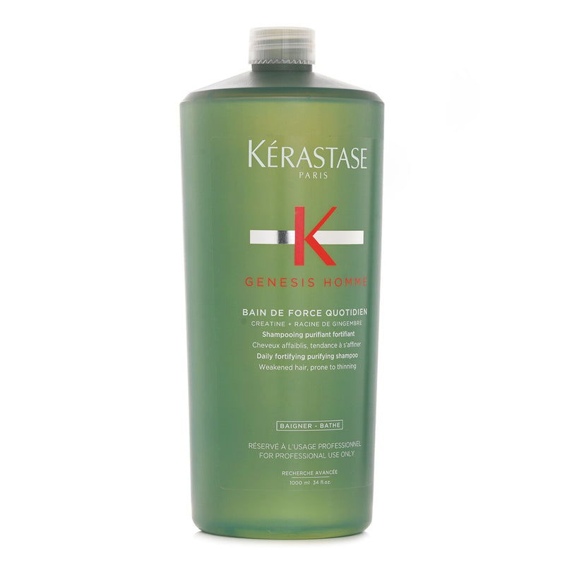 ケラスターゼ  Genesis Homme Bain De Force Quotidien Shampoo   1000ml/34oz