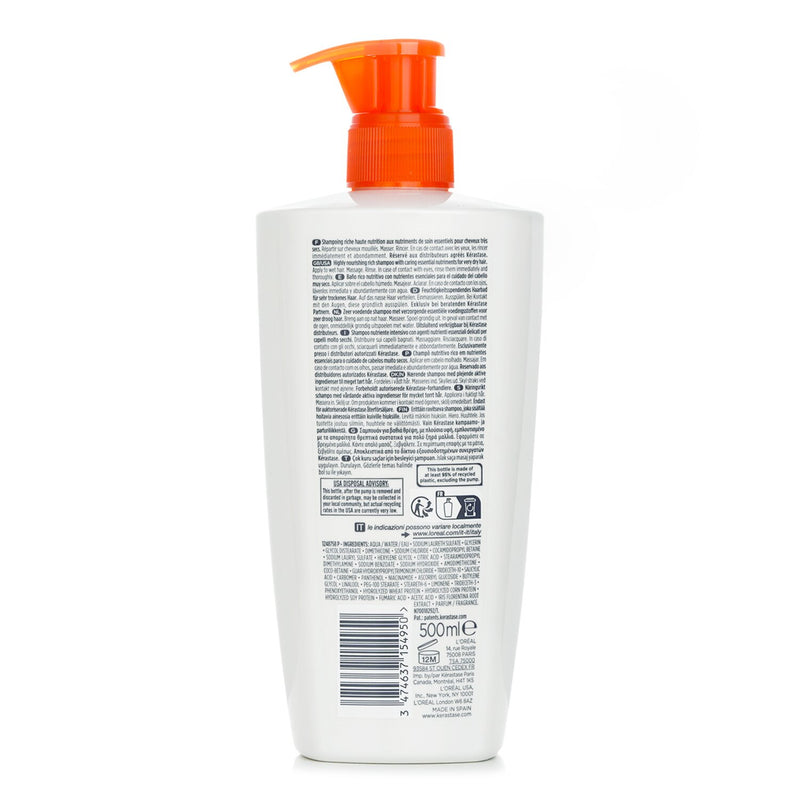 ケラスターゼ  Nutritive Bain Satin Riche High Nutrition Rich Shampoo   500ml/16.9oz