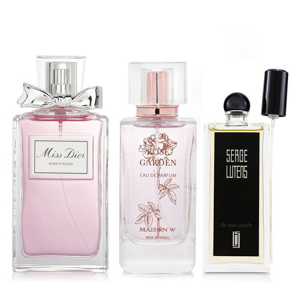 Maison W  Maison W x Miss Dior x Serge Luten-Rose & Un Bois Vanille Eau De Parfum Spray Bundle   3pcs