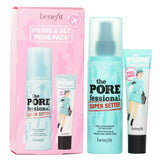 ベネフィット  Prime & Set Pore Pack: The Porefessional Smoothing Face Primer + Super Setter Long Lasting Makeup Setting Spray   2pcs