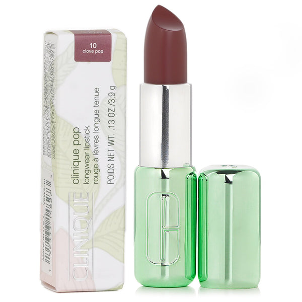 クリニーク  Pop Longwear Lipstick Matte - # 10 Clove Pop   3.9g/0.13oz
