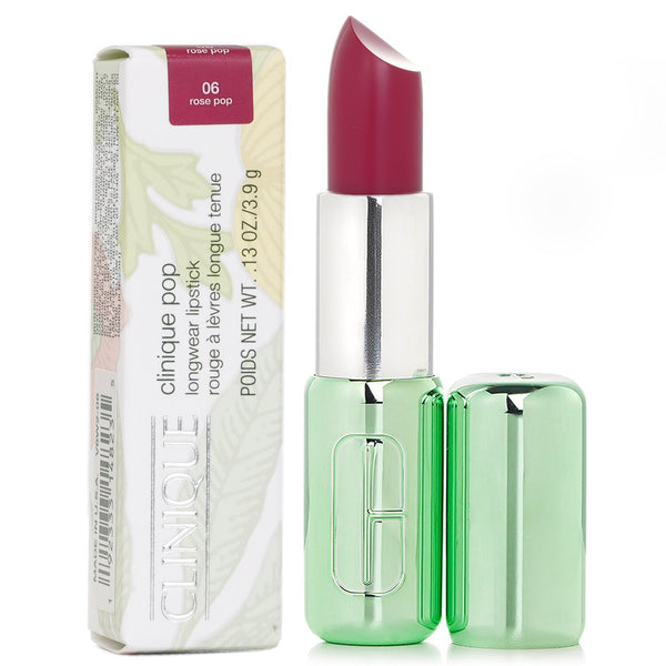 クリニーク  Pop Longwear Lipstick Matte - # 06 Rose Pop   3.9g/0.13oz