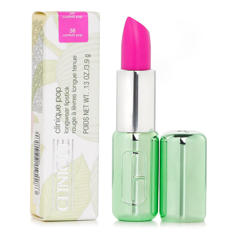 クリニーク  Pop Longwear Lipstick Satin - # 38 Confetti Pop   3.9g/0.13oz