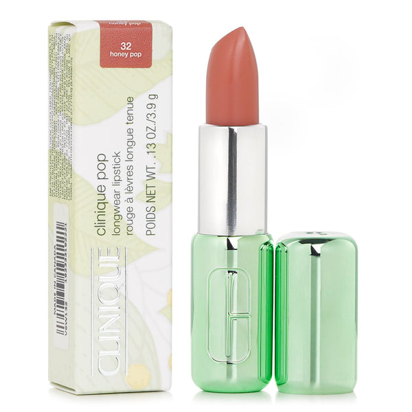 クリニーク  Pop Longwear Lipstick Satin - # 32 Honey Pop   3.9g/0.13oz