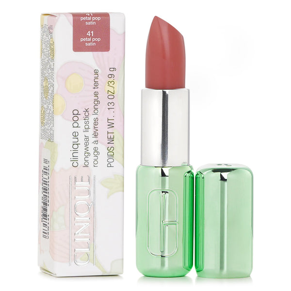 クリニーク  Pop Longwear Lipstick Satin - # 41 Petal Pop   3.9g/0.13oz