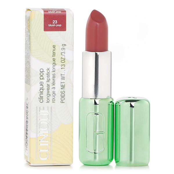 クリニーク  Pop Longwear Lipstick Shine - # 23 Blush Pop   3.9g/0.13oz