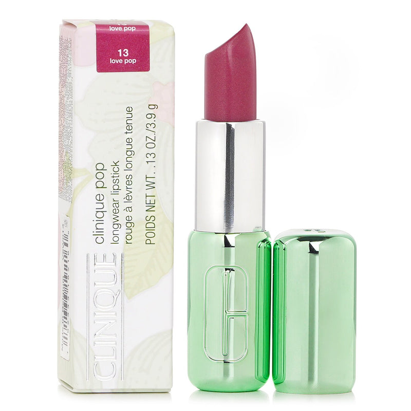クリニーク  Pop Longwear Lipstick Shine - # 13 Love Pop   3.9g/0.13oz