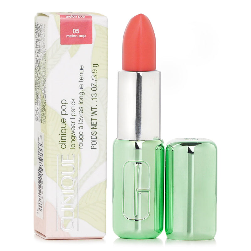 クリニーク  Pop Longwear Lipstick Shine - # 05 Melon Pop   3.9g/0.13oz
