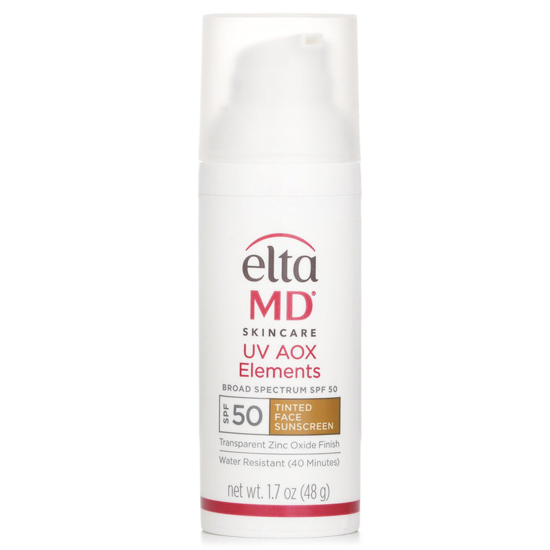 エルタMD  UV AOX Elements Tinted Mineral Face Sunscreen SPF 50   48g/1.7oz