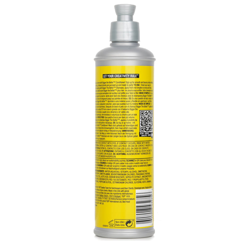 ティジー  Bed Head Bigger The Better Lightweight Volume Conditioner   300ml/10.14oz