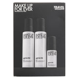 メイクアップフォーエバー  Mist & Fix Make Up Setting Spray Travel Set: Mist & Fix 100ml x 2 + Mist & Fix 30ml   3pcs