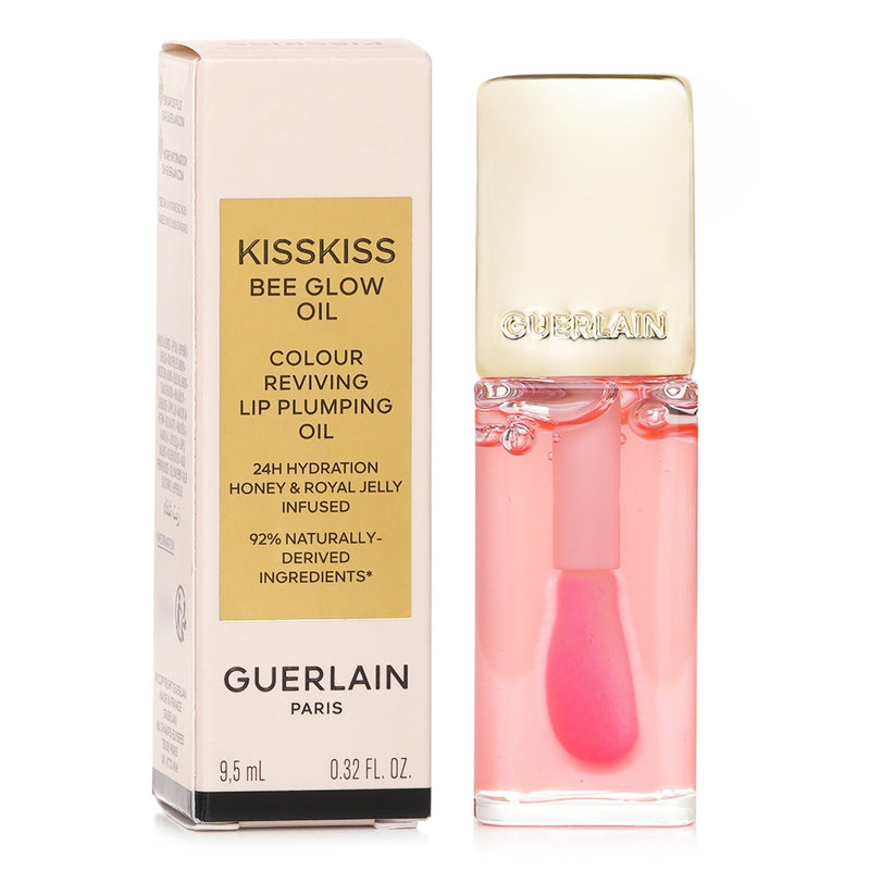 ゲラン  KissKiss Bee Glow Oil Colour Reviving Lip Plumping Oil - # 258 Rose Glow   9.5ml/0.32oz