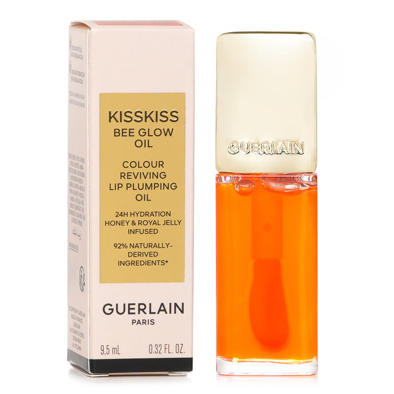 ゲラン  KissKiss Bee Glow Oil Colour Reviving Lip Plumping Oil - # 319 Peach Glow   9.5ml/0.32oz