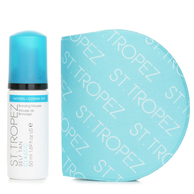 サントロペ  Self Tan Classic Mini Kit: Bronzing Mousse 50ml + Application Mitt   2pcs