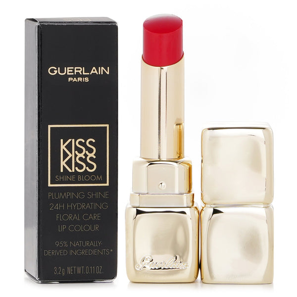 ゲラン  Kisskiss Shine Bloom Lipstick - # 709 Petal Red   3.2g/0.11oz