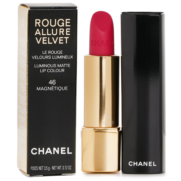 シャネル  Rouge Allure Velvet Luminous Matte Lip Colour - # 46 Magnetique   3.5g/0.12oz