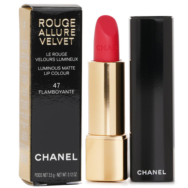 シャネル  Rouge Allure Velvet Luminous Matte Lip Colour - # 47 Flamboyante   3.5g/0.12oz