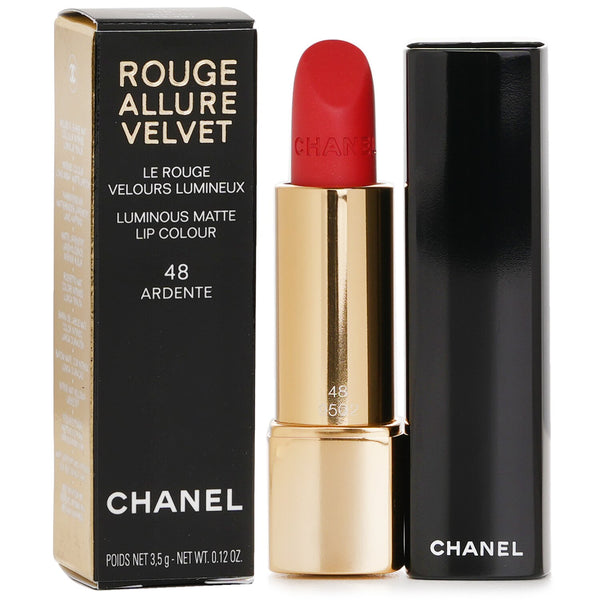 シャネル  Rouge Allure Velvet Luminous Matte Lip Colour - # 48 Ardente   3.5g/0.12oz