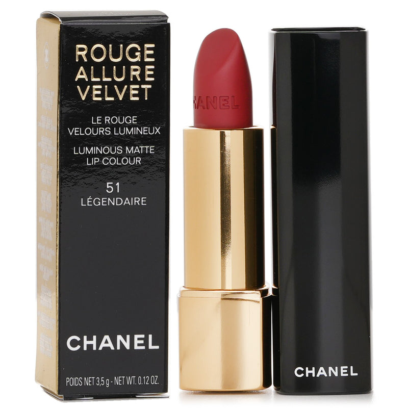 シャネル  Rouge Allure Velvet Luminous Matte Lip Colour - # 51 Legendaire   3.5g/0.12oz