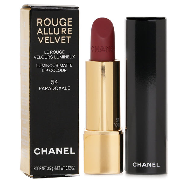 シャネル  Rouge Allure Velvet Luminous Matte Lip Colour - # 54 Paradoxale   3.5g/0.12oz