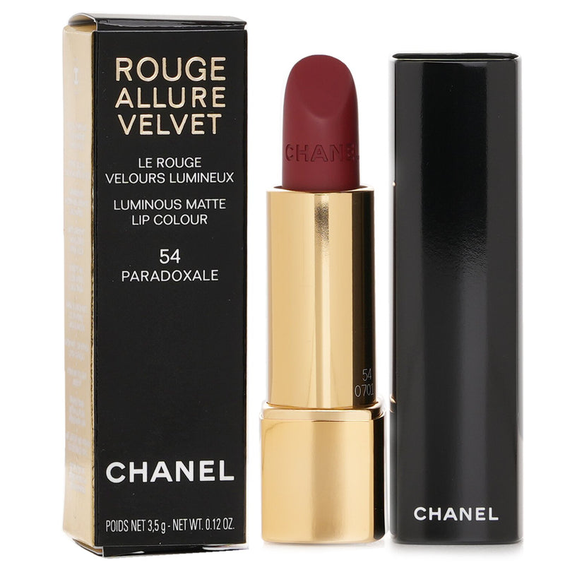 シャネル  Rouge Allure Velvet Luminous Matte Lip Colour - # 54 Paradoxale   3.5g/0.12oz