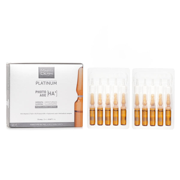 マルティダーム  Platinum Photo Age HA+ Ampoules   10x 2ml
