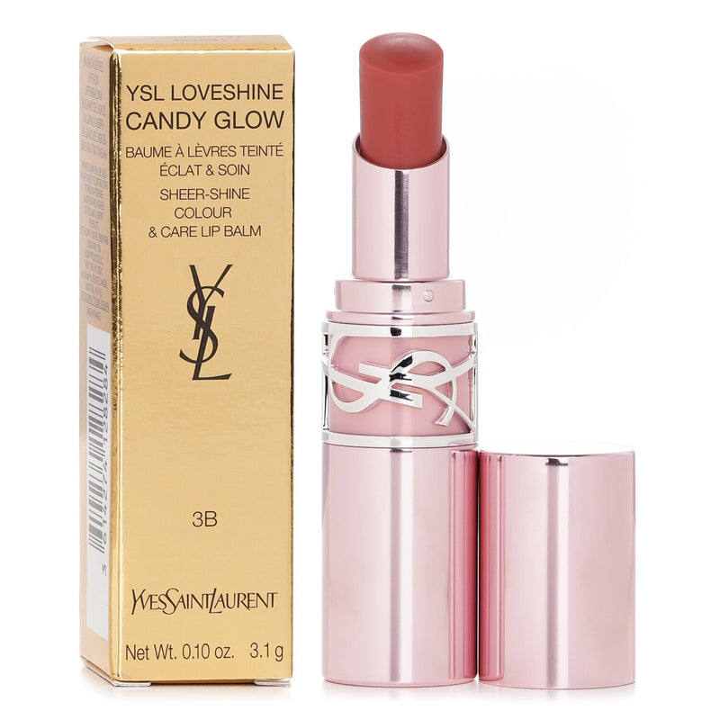 イヴサンローラン  YSL LoveShine Candy Glow Lip Balm - # 3B Rosewood Blush   3.1g/0.1oz