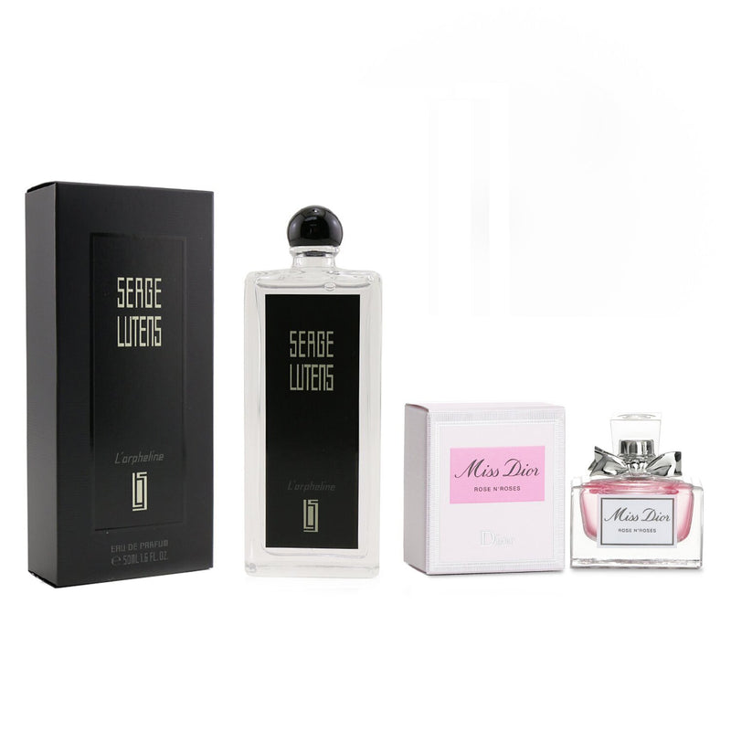 セルジュ　ルタンス  Serge Lutens L'Orpheline Eau De Parfum Spray X Christian Dior Miss Dior Rose N'Roses Eau De Toilette   2pcs